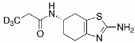 (-)-2-Amino-6-propionamido-tetrahydro-benzothiazole-d<sub>3</sub>