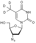 3’-Azido-3’-deoxythymidine, Methyl-d<sub>3</sub>
