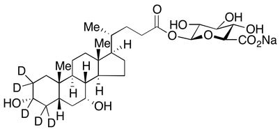 Chenodeoxycholic acid-d<sub>5</sub> 24-acyl-β-D-glucuronide sodium salt
