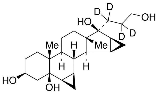 3β,5β-Dihydroxy Drospirenone-d<sub>4</sub> Ring-opened Alcohol Impurity