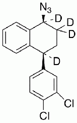 cis (1S,4S)-1-Azido-4-(3,4-Dichlorophenyl)-1,2,3,4-tertahydro-naphthalene-d<sub>4</sub>