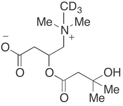 (2R)-3-Hydroxyisovaleroyl-d<sub>3</sub> carnitine