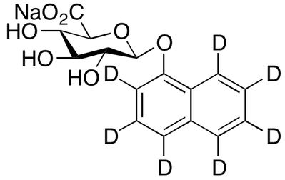 1-Naphthol-d<sub>7</sub> β-D-glucuronide sodium salt