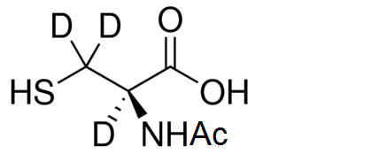 N-Acetyl-L-cysteine-d<sub>3</sub>