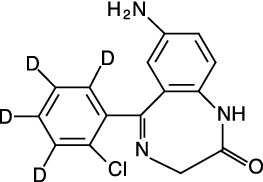 7-Aminoclonazepam-D<sub>4</sub> (100 ug/mL in Acetonitrile)