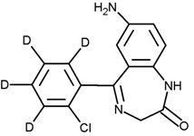 7-Aminoclonazepam-D<sub>4</sub> (1.0 mg/mL in Acetonitrile)