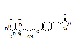 Esmolol-d<sub>7</sub> Acid Sodium Salt