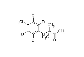 Clofibric-d<sub>4</sub> acid