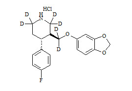 Paroxetine-d<sub>6</sub> hydrochloride