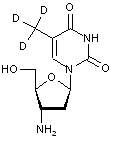  3’-Amino-3’-deoxy-D<sub>3</sub>-thymidine