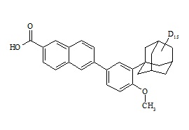 Adapalene-d<sub>15</sub>