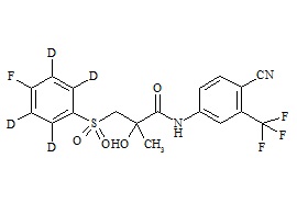 Bicalutamide-d<sub>4</sub>