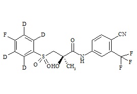 (R)-(-)-Bicalutamide-d4