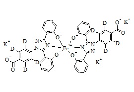 Deferasirox Iron Complex-d8