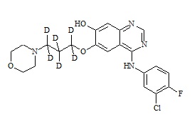 O-Desmethyl Gefitinib-d6