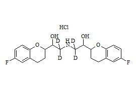 Racemic Nebivolol-d4 HCl (Mixture of Diastereomers)
