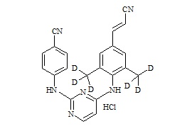 Rilpivirine-d6 HCl