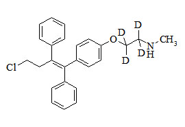 N-Desmethyl Toremifene-d4