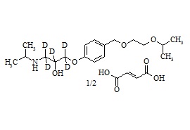 Bisoprolol-d<sub>5</sub> hemifumarate