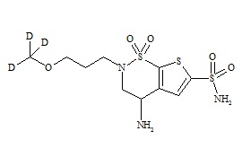 N-Desethyl Brinzolamide-d3