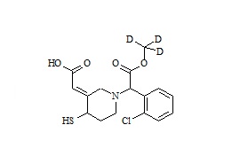 trans-Clopidogrel-d3 thiol metabolite