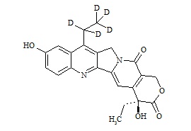 7-Ethyl-10-hydroxy camptothecin-d<sub>5</sub>