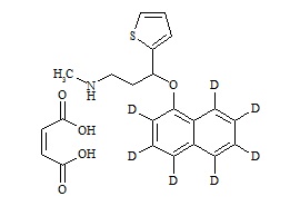 Rac-Duloxetine-d7 Maleate