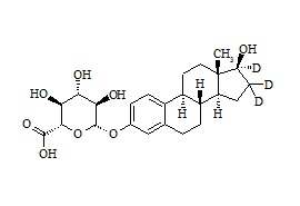 Estradiol-d<sub>3</sub> Glucuronide