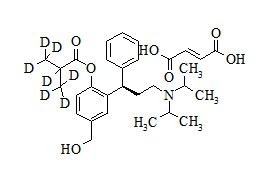 (R)-Fesoterodine-d<sub>7</sub> fumarate