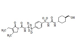 trans-Hydroxy Glimepiride-d4