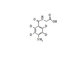 p-Aminohippuric Acid-d4