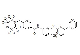 N-Desmethyl Imatinib-d8