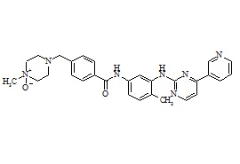 Imatinib Mesylate Impurity D (Imatinib Piperazine N-Oxide)