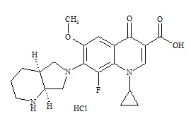 Moxifloxacin Impurity D HCl (8-Fluoro-6-Methoxy Moxifloxacin)