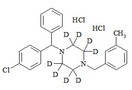 Meclizine-d8 dihydrochloride