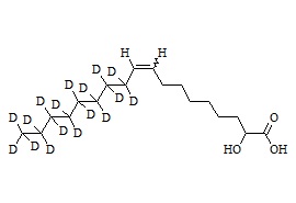 2-Hydroxyoleic acid-d<sub>17</sub>, mixture of Z and E isomers