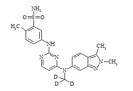 Pazopanib-d3