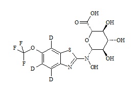 N-Hydroxy Riluzole-d3-N-Glucuronide