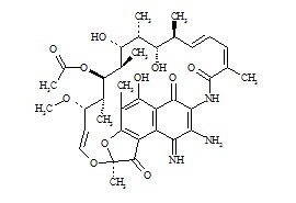 Rifabutin EP Impurity D (3-Amino-4-Imido Rifamycin S)