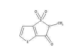 Tenoxicam Impurity E (2-Methylthieno[2,3-d]isothiazol-3(2H)-one-1,1-dioxide   )