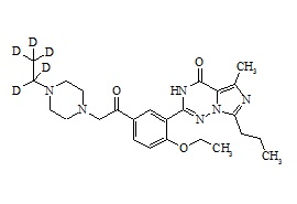 Acetylvardenafil-d<sub>5</sub>