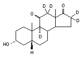 5β-Androstan-3α-ol-11,17-dione-9,12,12,16,16-d<sub>5</sub>