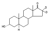5α-Androstan-3α-ol-17-one-16,16-d<sub>2</sub>