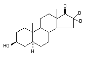 5α-Androstan-3β-ol-17-one-16,16-d<sub>2</sub>