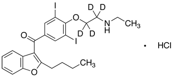 N-Desethyl Amiodarone-d<sub>4</sub> Hydrochloride