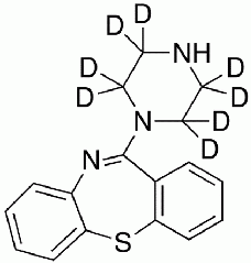 N-Des[2-(2-hydroxyethoxy)ethyl] Quetiapine-d<sub>8</sub>