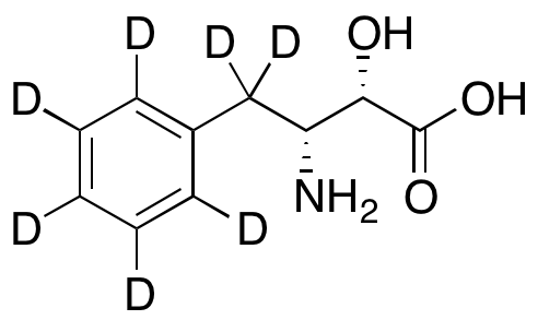 (2S,3R)-3-Amino-2-hydroxy-4-phenylbutanoic acid-d<sub>7</sub>