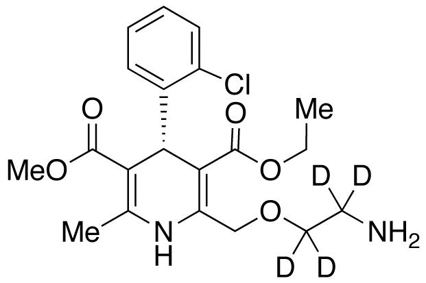 (S)-Amlodipine-d<sub>4</sub>