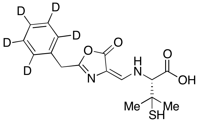 DL-Benzylpenicillenic Acid-d<sub>5</sub>