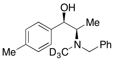 (1R,2R)-2-(Benzyl(methyl)amino)-1-(p-tolyl)propan-1-ol-d<sub>3</sub>